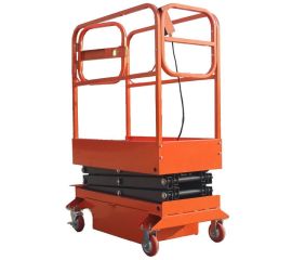 Подъемники ножничные передвижные полуэлектрические сетевые