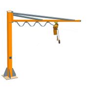 Кран консольный поворотный ручной TOR PSJ43025 250 кг, высота 4 м, стрела 3 м