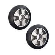 Колесо резиновое 160х50 мм без подшипника для тележек гидравлических JC/DF-III/DB/BFC