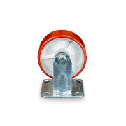 Колесо большегрузное неповоротное FCp 54 125 мм полиуретановое (N)