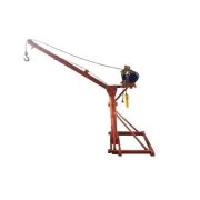 Мини-кран строительный TOR KM 300/500 кг 60/30 м с поворотной стрелой и электролебедкой (220В)