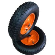 Колесо пневматическое резиновое 370 мм 3.50-8 (подшипник 16 мм)