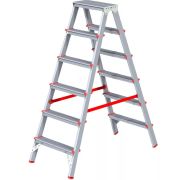 Стремянка стальная двухсторонняя TOR SDO6 окрашенная