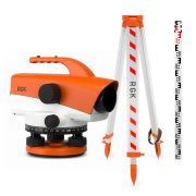 Комплект оптический нивелир RGK C-32 с поверкой + штатив S6-N + рейка AMO S5