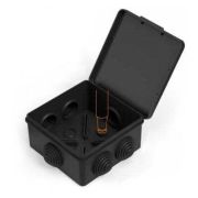 Коробка распределительная 40-0302 для о/п безгалогенная (HF) черная 100х100х50 Промрукав