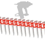 Гвоздь F-DW27 (1005шт/уп) красные