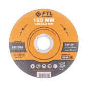 FTL Круг отрезной по металлу FTL Express 125 х 1,0 х 22,2 мм A46TBF